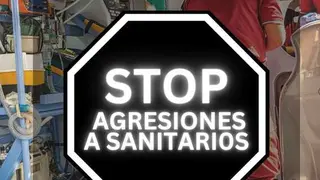 Cartel STOP agresiones