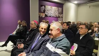 Dionisio Alba antes de comenzar la inauguraci&oacute;n