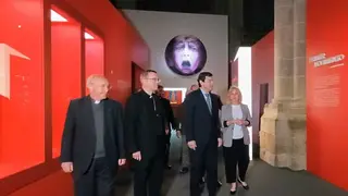 Visita de Ma&ntilde;ueco a las Edades del Hombre Zamora_9