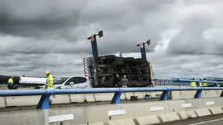 vuelco grua