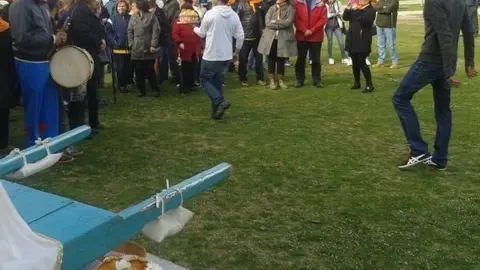Imagen de archivo de una romería en la ermita de la Virgen de Gracia
