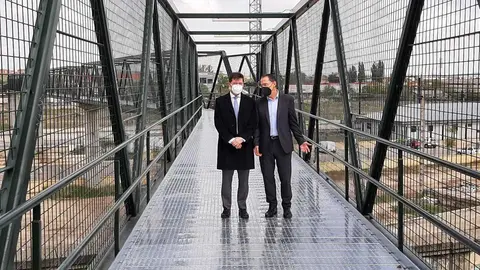 Reapertura de la pasarela peatonal en el entorno de la Estación de Tren