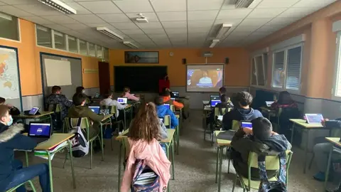 Niños en clase