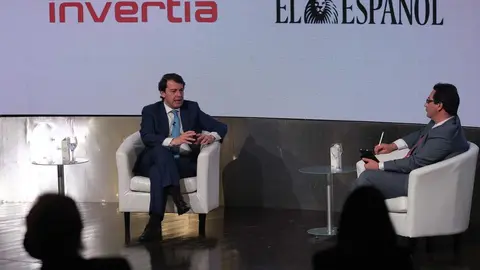 Alberto Fernández Mañueco durante el simposio 'Wake up Spain'