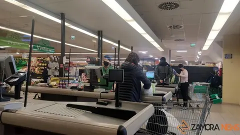 supermercado cajas