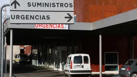 Zona de urgencias del Hospital Virgen de la Concha