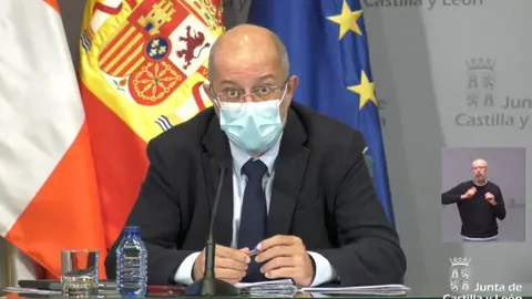 Francisco Igea en rueda de prensa