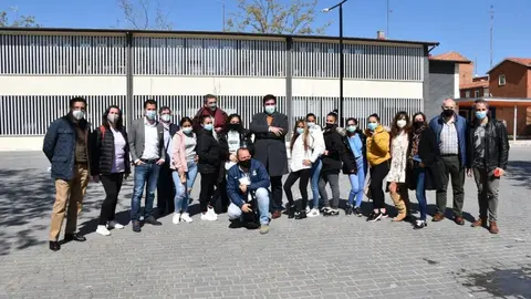 Tudanca visita el barrio de Pajaritos en Valladolid