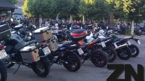 Foto de Archivo de la concentración de motos en Sanabria