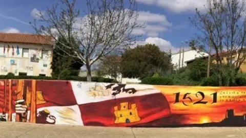 Mural de La Torre del Valle/ Foto Benaventedigital.es