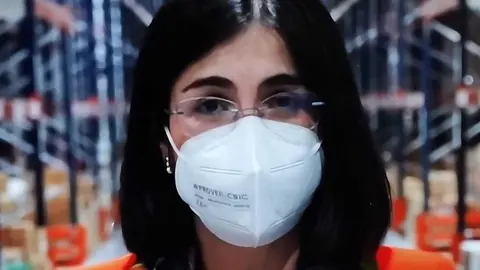 La ministra de Sanidad, Carolina Darias./Foto RTVE