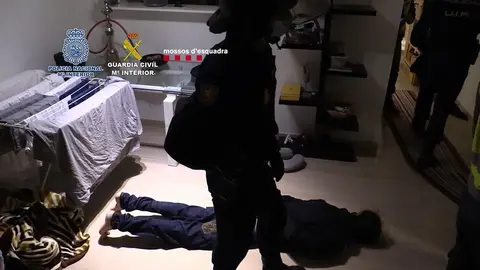 Un momento de la operación.