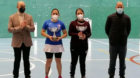 Campeonas del del Campeonato de Castilla y León de Frontenis Femenino