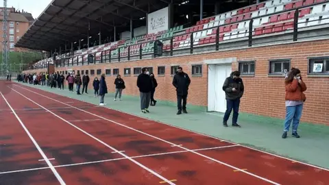 Cribado masivo en la Ciudad Deportiva
