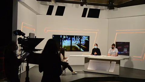 Clase de comunicación de la UPSA.