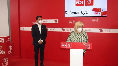 PSOE Zamora. Antidio Fagúndez e Inmaculada García Rioja