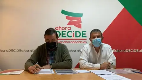 Ahora Decide en rueda de prensa. Foto de Archivo