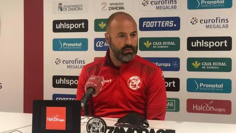 Movill a durante la rueda de prensa previa al próximo encuentro