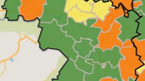 Mapa de las ZBS con más PCR positivas