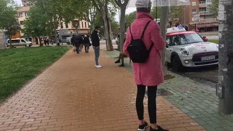 Imagen de archivo de personas paseando por Zamora