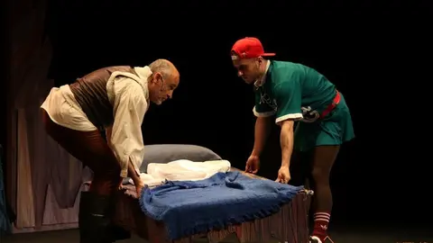 Momento del musical “Juan sin miedo” en el Ramos Carrión