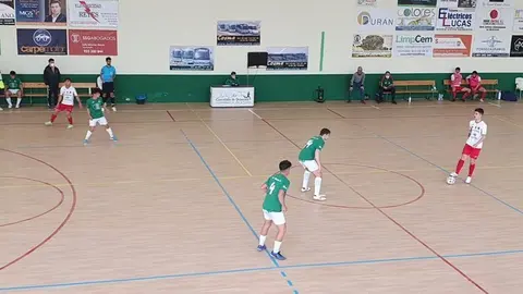 Un momento del partido