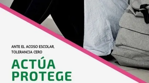 Cartel sobre acoso escolar