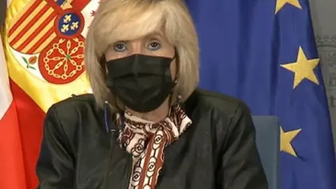 Verónica Casado en rueda de prensa