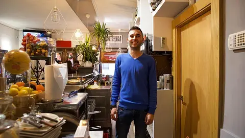 Foto de archivo de un joven emprendedor toresano