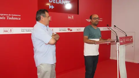 01 PSOE Zamora. Eduardo Folgado y José Ignacio Martín Benito