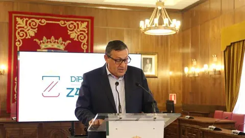 El presidente del Consorcio de gestión de residuos, Javier Faúndez