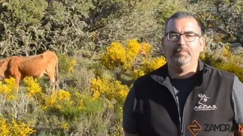 Ganadero que protagoniza el vídeo de Facebook