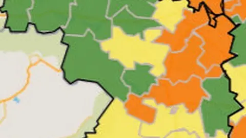 Mapa de incidencia por ZBS