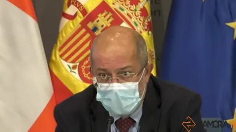 Francisco Igea en rueda de prensa