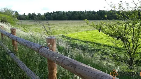 Uno de los paisajes que conforman la Vía Verde en Barcial