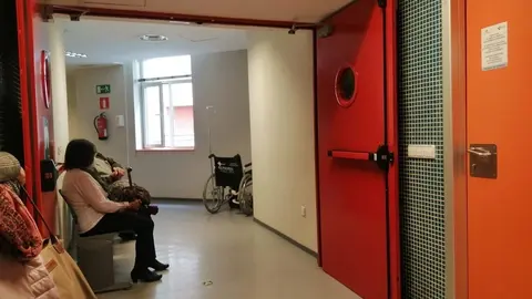 Pacientes en un hospital