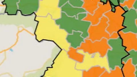 Mapa de incidencia por ZBS