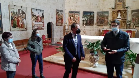 Ángel Blanco, en una de sus visitas