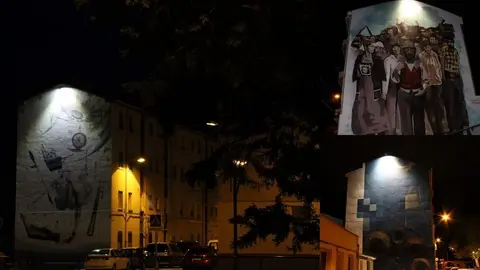 murales iluminados