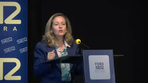 La ministra de Economía, Nadia Calviño