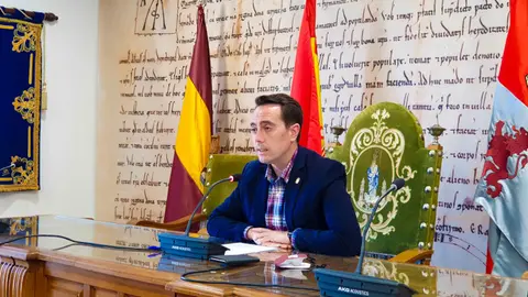 El alcalde de Benavente, Luciano Huerga