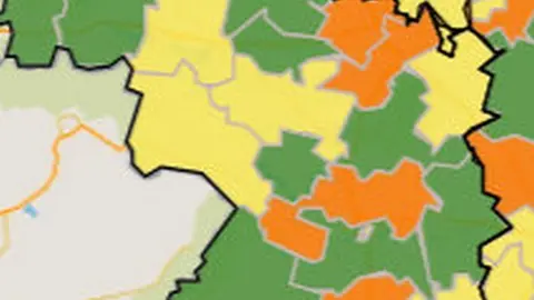Mapa de incidencia por ZBS