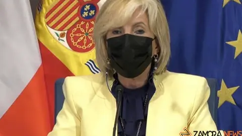 Verónica Casado en rueda de prensa