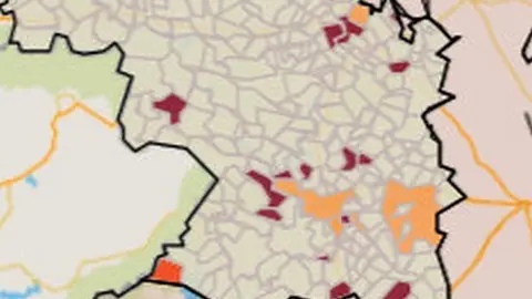 Mapa de incidencia por municipios