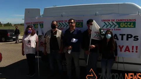 Manifestación La Unión de Zamora - UCCL Zamora