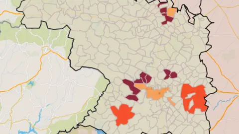 Mapa IA municipios a siete días (21 de mayo)