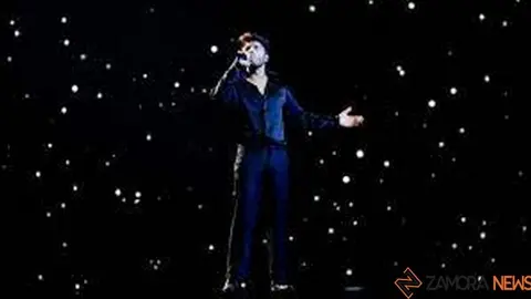 Blas Cantó en un ensayo en Eurovisión. Foto RTVE