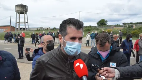 Tudanca en Tábara, en la concentración sanidad pública