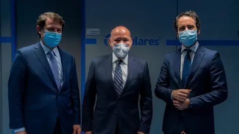 Barrios con Fernández Mañueco y Teodoro García Egea