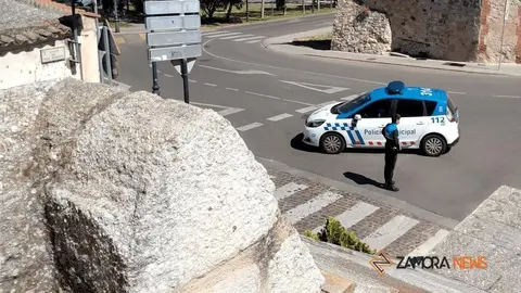 Policía municipal en San Martín